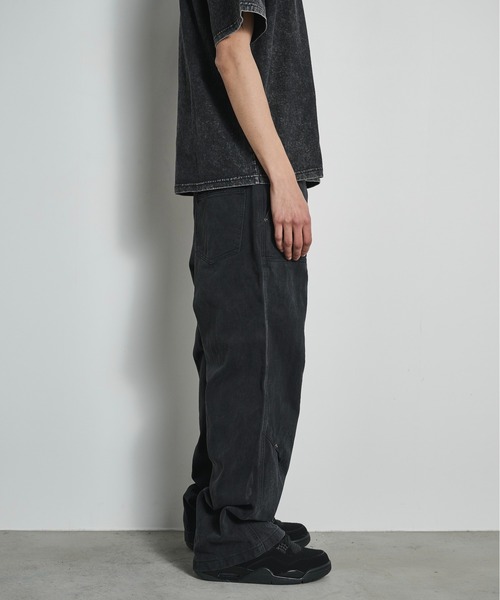 BLANK HOTEL(ブランクホテル)の「Vintage Washed 3D Design Work Pants / ビンテージウォッシュ3Dデザインワークパンツ(その他パンツ・メンズ・オリーブ/ブラック・L/M/S)」の19枚目の写真