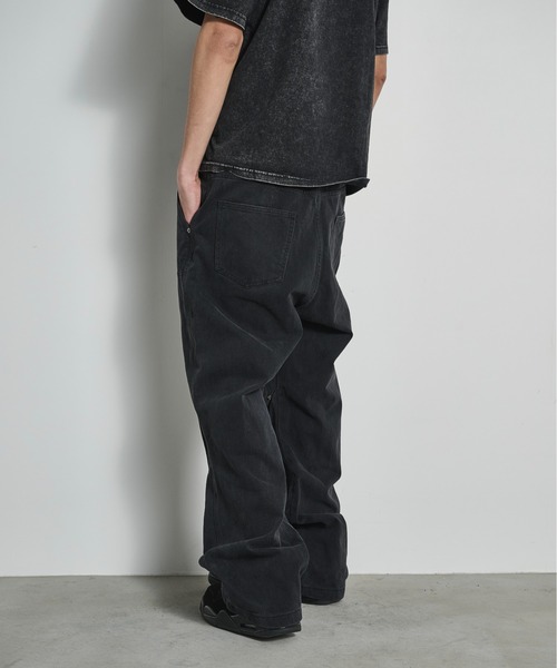 BLANK HOTEL(ブランクホテル)の「Vintage Washed 3D Design Work Pants / ビンテージウォッシュ3Dデザインワークパンツ(その他パンツ・メンズ・オリーブ/ブラック・L/M/S)」の21枚目の写真