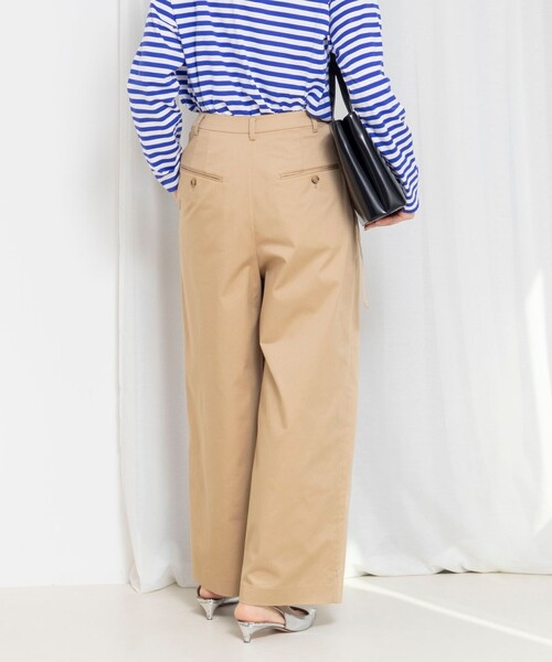 Rie Miller（リエミラー）の「ウォッシャブルラップパンツストレッチ（その他パンツ・レディース・ベージュ・36/38）」の9枚目の写真