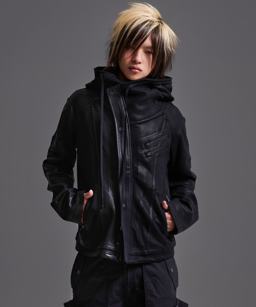 FUGA（フーガ）の「『FUGA/フーガ』コーティングハイネックフーディー/ジップパーカー（パーカー・メンズ・A/B・L/M）」の10枚目の写真