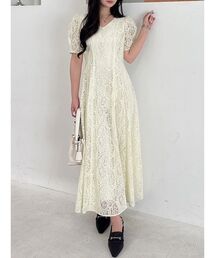 MERCURYDUO | レースパイピングロングワンピース(ワンピース)