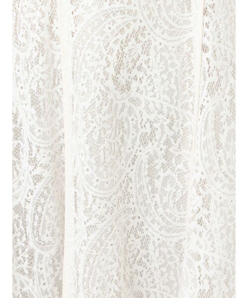 MERCURYDUO（マーキュリーデュオ）の「レースパイピングロングワンピース（ワンピース・レディース・イエロー/ブルー/オフホワイト・MEDIUM/SMALL）」の9枚目の写真