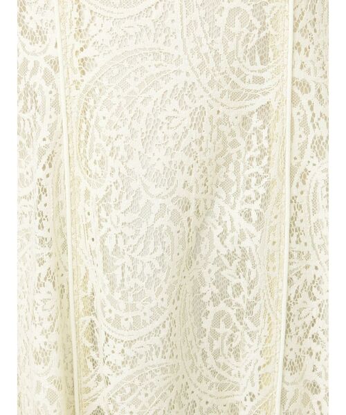 MERCURYDUO（マーキュリーデュオ）の「レースパイピングロングワンピース（ワンピース・レディース・イエロー/ブルー/オフホワイト・MEDIUM/SMALL）」の10枚目の写真