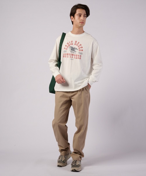 Eddie Bauer（エディーバウアー）の「グラフィック 長袖Tシャツ（Tシャツ/カットソー・メンズ・ブラック/ブルー/ホワイト・S/M/L/XL/XXL）」の7枚目の写真