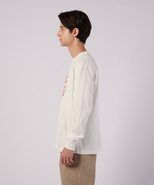 Eddie Bauer（エディーバウアー）の「グラフィック 長袖Tシャツ（Tシャツ/カットソー・メンズ・ブラック/ブルー/ホワイト・S/M/L/XL/XXL）」の12枚目の写真