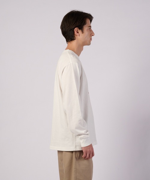 Eddie Bauer（エディーバウアー）の「グラフィック 長袖Tシャツ（Tシャツ/カットソー・メンズ・ブラック/ブルー/ホワイト・S/M/L/XL/XXL）」の5枚目の写真