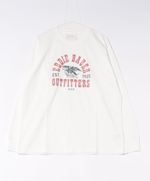 Eddie Bauer（エディーバウアー）の「グラフィック 長袖Tシャツ（Tシャツ/カットソー・メンズ・ブラック/ブルー/ホワイト・S/M/L/XL/XXL）」の21枚目の写真