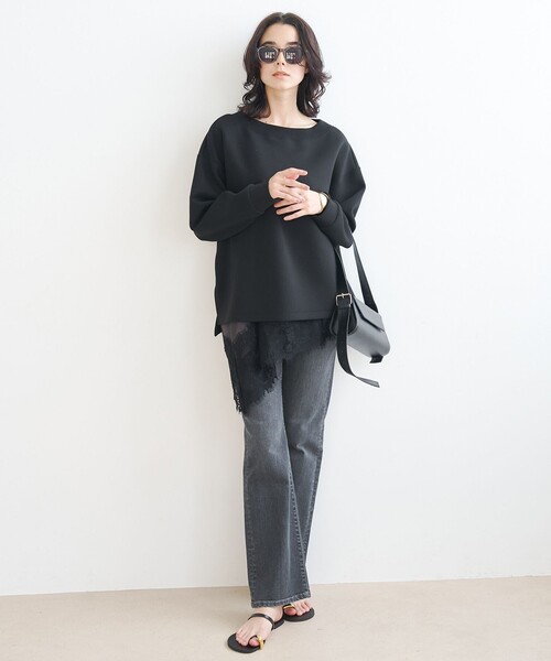 UNFILO(アンフィーロ)の「【UNFILO DENIM】フレアデニム(デニムパンツ・レディース・グレー系1/スカイブルー系1・LARGE/MEDIUM/ST/SMALL/X-SMALL/XX-SMALL/LT/MT)」の9枚目の写真