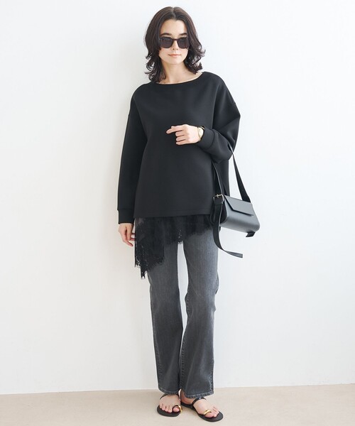 UNFILO(アンフィーロ)の「【UNFILO DENIM】フレアデニム(デニムパンツ・レディース・グレー系1/スカイブルー系1・LARGE/MEDIUM/ST/SMALL/X-SMALL/XX-SMALL/LT/MT)」の10枚目の写真