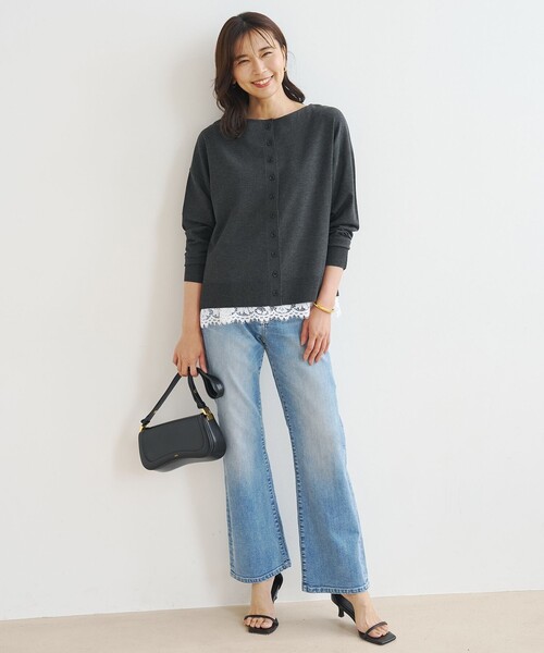 UNFILO(アンフィーロ)の「【UNFILO DENIM】フレアデニム(デニムパンツ・レディース・グレー系1/スカイブルー系1・LARGE/MEDIUM/ST/SMALL/X-SMALL/XX-SMALL/LT/MT)」の17枚目の写真