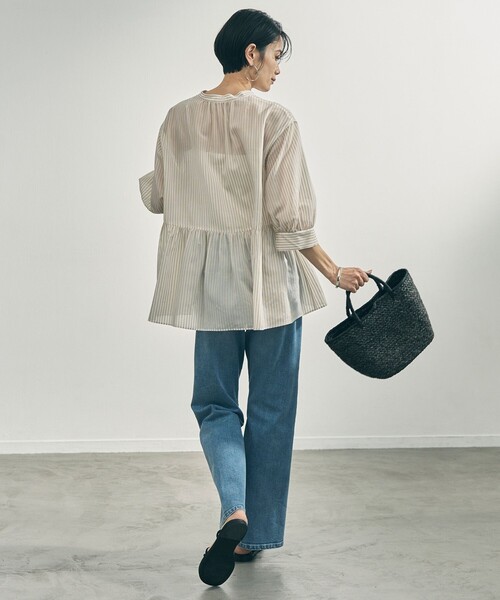 UNFILO(アンフィーロ)の「【UNFILO DENIM】フレアデニム(デニムパンツ・レディース・グレー系1/スカイブルー系1・LARGE/MEDIUM/ST/SMALL/X-SMALL/XX-SMALL/LT/MT)」の22枚目の写真
