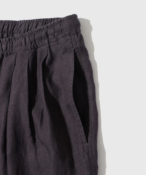 ADAM ET ROPE'（アダムエロペ）の「ワイドイージー リネンパンツ / セットアップ対応（その他パンツ・メンズ・ネイビー/ブラック/チャコールグレー・M/L）」の8枚目の写真