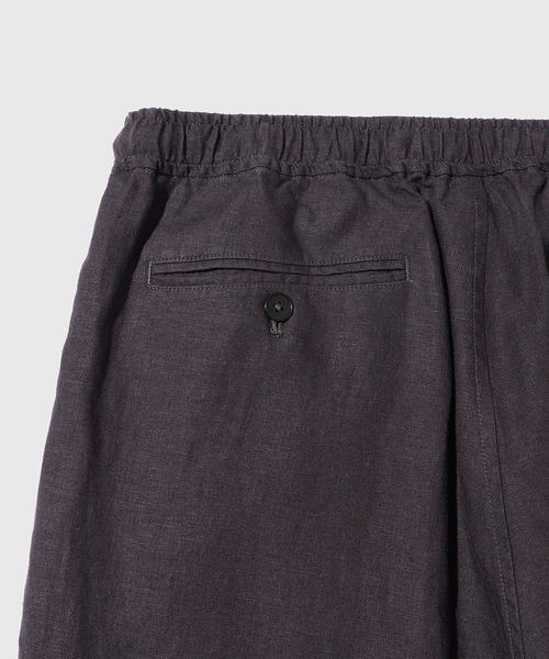 ADAM ET ROPE'（アダムエロペ）の「ワイドイージー リネンパンツ / セットアップ対応（その他パンツ・メンズ・ネイビー/ブラック/チャコールグレー・M/L）」の9枚目の写真