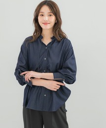 URBAN RESEARCH ROSSO WOMEN | 『WEB限定』フリルネックデニムブラウス(シャツ/ブラウス)
