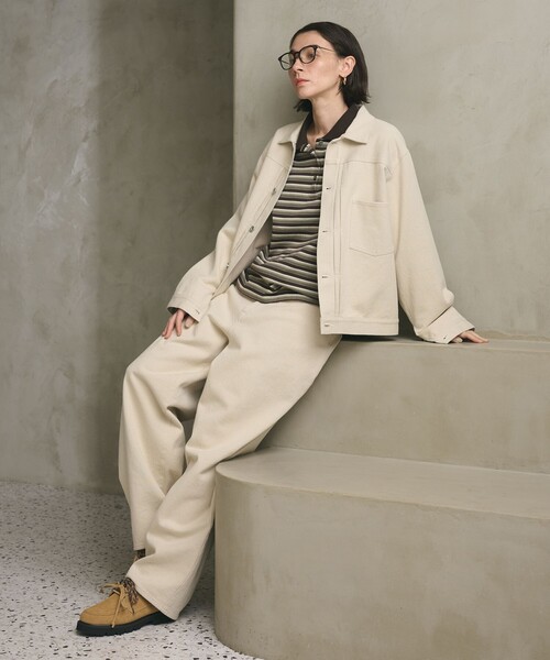 BEAUTY&YOUTH UNITED ARROWS(ビューティーアンドユースユナイテッドアローズ)の「コットンツイルジャケット ウォッシャブル(その他アウター・レディース・ナチュラル/ライトピンク・S/M)」の1枚目の写真