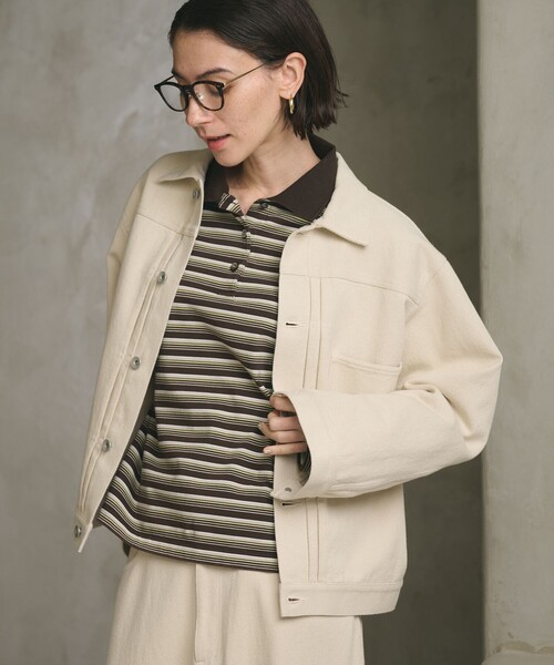 BEAUTY&YOUTH UNITED ARROWS(ビューティーアンドユースユナイテッドアローズ)の「コットンツイルジャケット ウォッシャブル(その他アウター・レディース・ナチュラル/ライトピンク・S/M)」の8枚目の写真