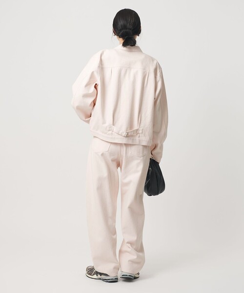 BEAUTY&YOUTH コットンツイルジャケットウォッシャブル S ナチュラル