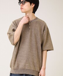 GLOSTER | 【大人の抜け感】スノーウォッシュ ヘンリーネックプルオーバー(ニット/セーター)