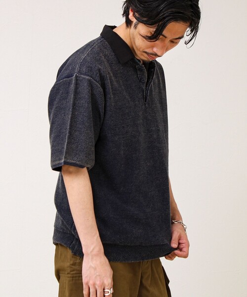 GLOSTER（グロスター）の「【大人の抜け感】スノーウォッシュ ヘンリーネックプルオーバー（ニット/セーター・メンズ・ベージュ/ネイビー/チャコールグレー・M/S/L）」の22枚目の写真