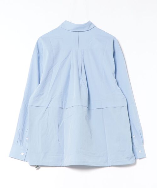 DRAW（ドロー）の「DRAW(ドロー) / ナチュラルワッシャーシャツ（シャツ/ブラウス・メンズ・サックスブルー/グレー/ホワイト・M/L）」の4枚目の写真