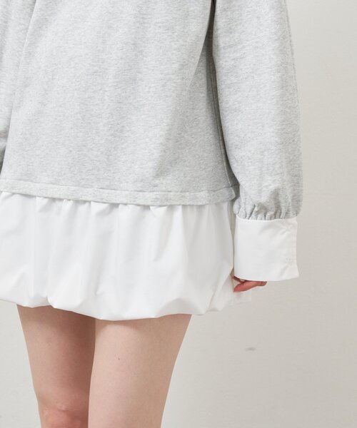 mystic（ミスティック）の「バルーン切り替えミニワンピース（ワンピース・レディース・ブラック/オフホワイト/ライトグレー・FREE）」の10枚目の写真