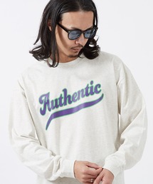 【SIDEWAY STANCE】ロゴプリント 長袖 Tシャツ