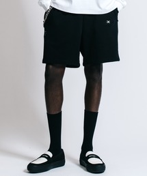 CRIMIE（クライミー）の「PATCHWORK LOGO SWEAT SHORTS（スウェットパンツ）」