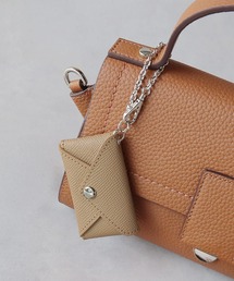 Jamale（ジャマレ）の「[Jamale] 本革バッグチャーム ミニポーチ バイカラー 日本製（チャーム）」