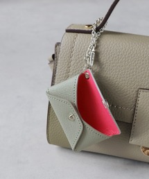 Jamale（ジャマレ）の「[Jamale] 本革バッグチャーム ミニポーチ バイカラー 日本製（チャーム）」