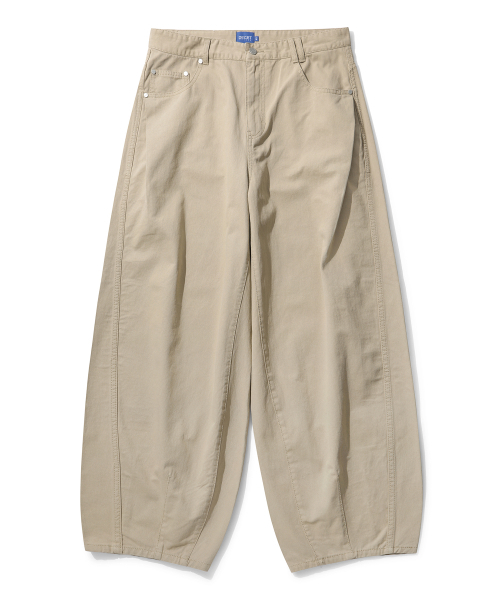 DECET(デケト)の「Barrel Wide Leg Pants DCPT071Beige(その他パンツ・メンズ・その他・32/30/28/34/26)」の3枚目の写真