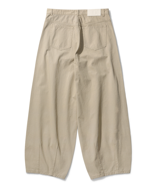 DECET(デケト)の「Barrel Wide Leg Pants DCPT071Beige(その他パンツ・メンズ・その他・32/30/28/34/26)」の4枚目の写真