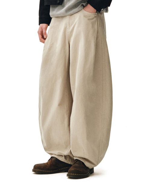 DECET(デケト)の「Barrel Wide Leg Pants DCPT071Beige(その他パンツ・メンズ・その他・32/30/28/34/26)」の12枚目の写真