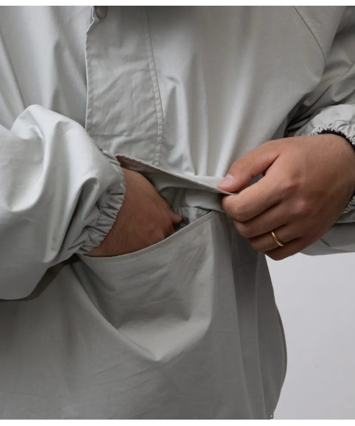 BEIMAR(ビーマー)の「【Beimar/ビーマー】Cotton Anorak Jacket コットンアノラックジャケット(マウンテンパーカー・メンズ・ブラック/グレー・MEDIUM/LARGE)」の5枚目の写真