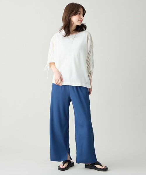 ANY(エニィ)の「テレコイージーパンツ(その他パンツ・レディース・ブラック系/ブルー系/ベージュ系・MEDIUM/LARGE)」の12枚目の写真