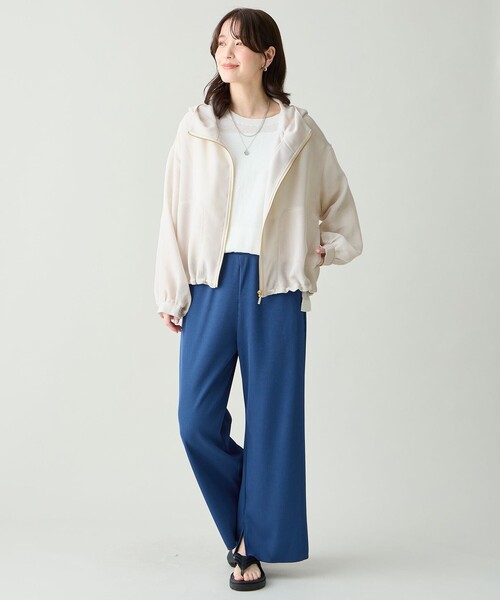 ANY(エニィ)の「テレコイージーパンツ(その他パンツ・レディース・ブラック系/ブルー系/ベージュ系・MEDIUM/LARGE)」の13枚目の写真