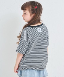 セール】ガールズ ペプラム ドッキング ボーダーTシャツ（Tシャツ