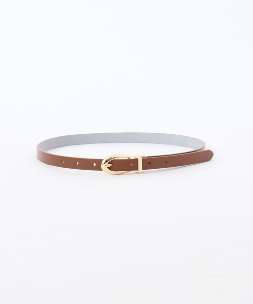 NOLLEY’S(ノーリーズ)の「リバーシブルベルト15(ベルト・レディース・ブラウン/ブラック/ベージュ・FREE)」の2枚目の写真