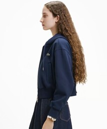 LACOSTE | ダブルフェイスジャージジップフーディー(パーカー)