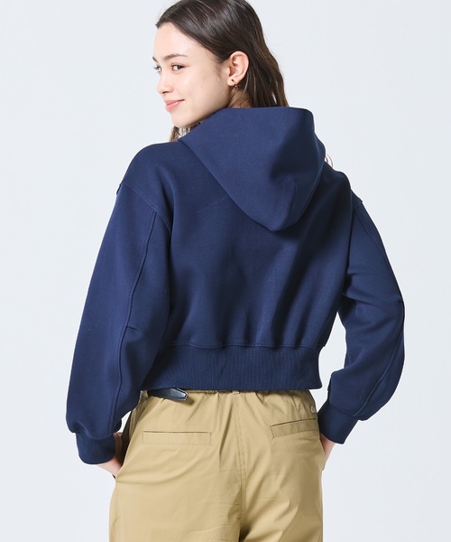 LACOSTE(ラコステ)の「ダブルフェイスジャージジップフーディー(パーカー・レディース・ライトグレー/ネイビー/アイボリー・40/38/34/36)」の13枚目の写真