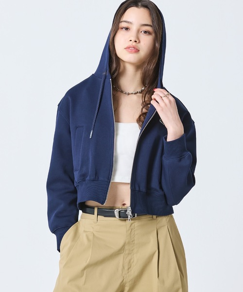 【専用】ラコステ ジャージ セットアップ ベロア パーカー ネイビー 40 LACOSTE（ラコステ）の「ダブルフェイスジャージジップフーディー