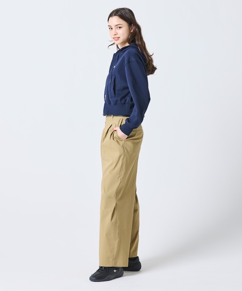 LACOSTE(ラコステ)の「ダブルフェイスジャージジップフーディー(パーカー・レディース・ライトグレー/ネイビー/アイボリー・40/38/34/36)」の20枚目の写真