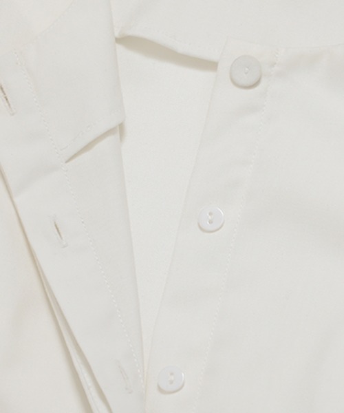 Fit more（フィットモア）の「ハーフスリーブパワショルペプラムブラウス（シャツ/ブラウス・レディース・ホワイト/ブラック・FREE）」の12枚目の写真