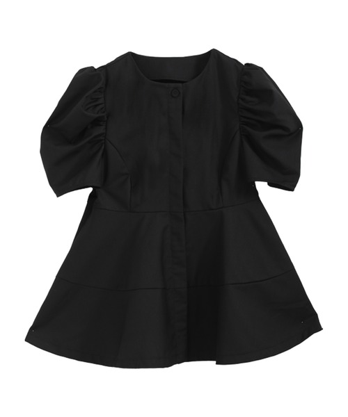 Fit more（フィットモア）の「ハーフスリーブパワショルペプラムブラウス（シャツ/ブラウス・レディース・ホワイト/ブラック・FREE）」の18枚目の写真