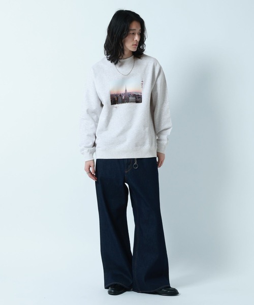 RAGEBLUE(レイジブルー)の「City Photo sweat Crew/シティーフォト裏毛スウェットクルー(スウェット・メンズ・ブラック/イエロー/その他4・MEDIUM/LARGE)」の12枚目の写真