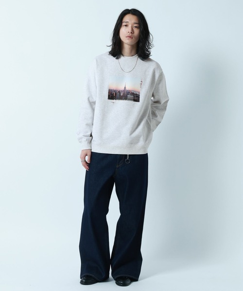 RAGEBLUE(レイジブルー)の「City Photo sweat Crew/シティーフォト裏毛スウェットクルー(スウェット・メンズ・ブラック/イエロー/その他4・MEDIUM/LARGE)」の13枚目の写真