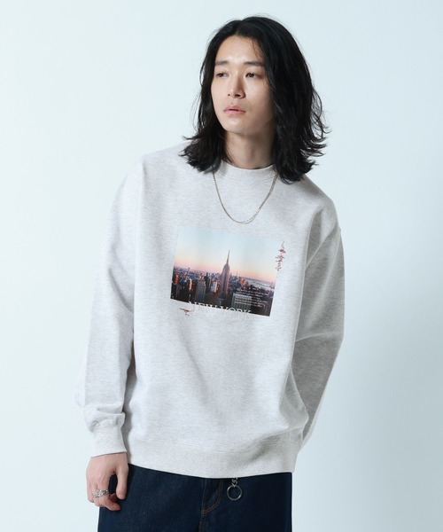 RAGEBLUE(レイジブルー)の「City Photo sweat Crew/シティーフォト裏毛スウェットクルー(スウェット・メンズ・ブラック/イエロー/その他4・MEDIUM/LARGE)」の17枚目の写真