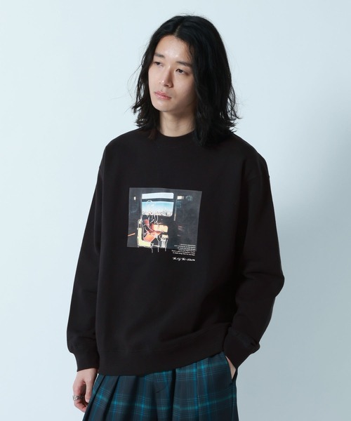 RAGEBLUE(レイジブルー)の「City Photo sweat Crew/シティーフォト裏毛スウェットクルー(スウェット・メンズ・ブラック/イエロー/その他4・MEDIUM/LARGE)」の21枚目の写真
