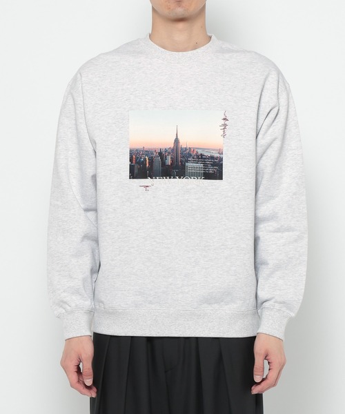 RAGEBLUE(レイジブルー)の「City Photo sweat Crew/シティーフォト裏毛スウェットクルー(スウェット・メンズ・ブラック/イエロー/その他4・MEDIUM/LARGE)」の4枚目の写真