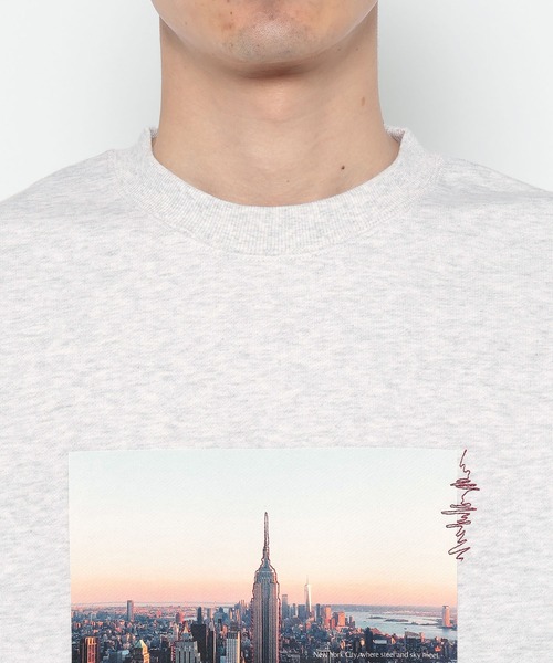 RAGEBLUE(レイジブルー)の「City Photo sweat Crew/シティーフォト裏毛スウェットクルー(スウェット・メンズ・ブラック/イエロー/その他4・MEDIUM/LARGE)」の8枚目の写真