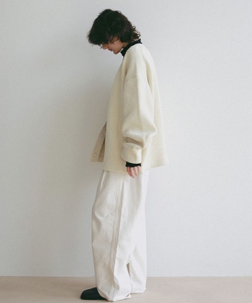 ETRE TOKYO（エトレトウキョウ）の「ダブルフェイスVネックニット